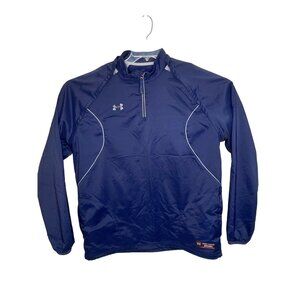 Under Armour Large All Season Gear Quarter-Zip Pullover Navy 38b